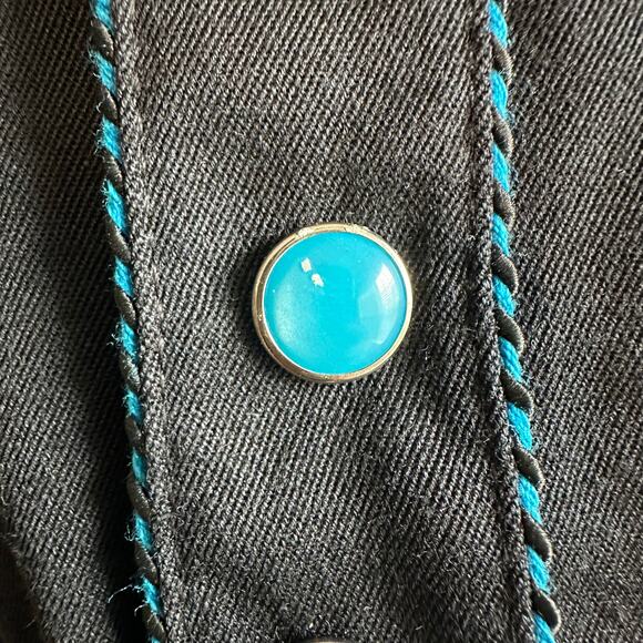 Lansky Bros. Floral Embroidered Rockabilly Western Pearl Snap Cowboy Shirt S - Picture 8 of 11